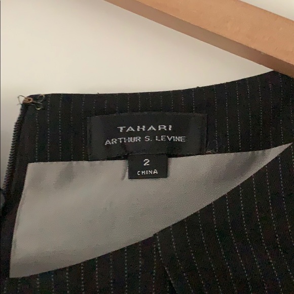 Tahari pinstripe sheath dress - Picture 3 of 4